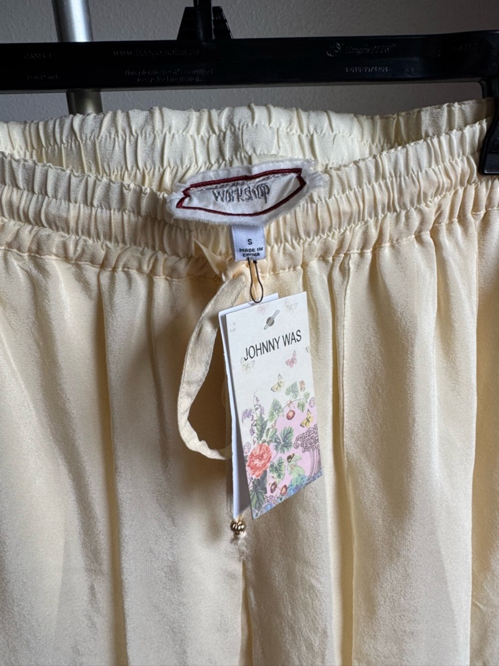 NWT Johnny Was Silk Pleated Wide Leg Pant In Ruta Sz S - Picture 11 of 13
